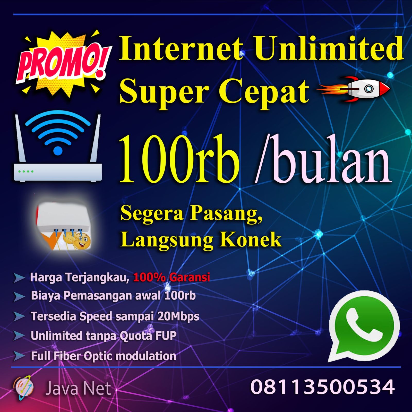 Jaringan Cepat di Cilacap: Solusi Internet untuk Bisnis & Keluarga